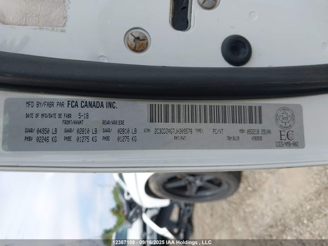 Dodge 2018 2018 2C3CDZAG7JH309578 Image 9