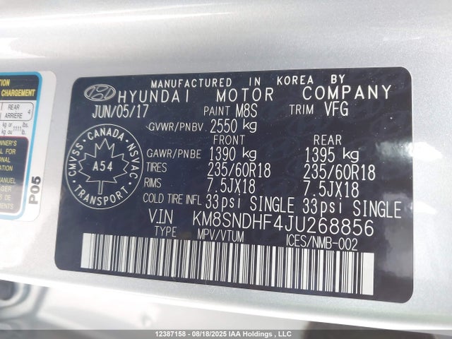 KM8SNDHF4JU268856 Hyundai gdi lambda ?