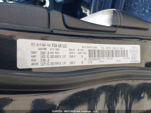 1C4RJFBG8GC488723 Jeep 2016