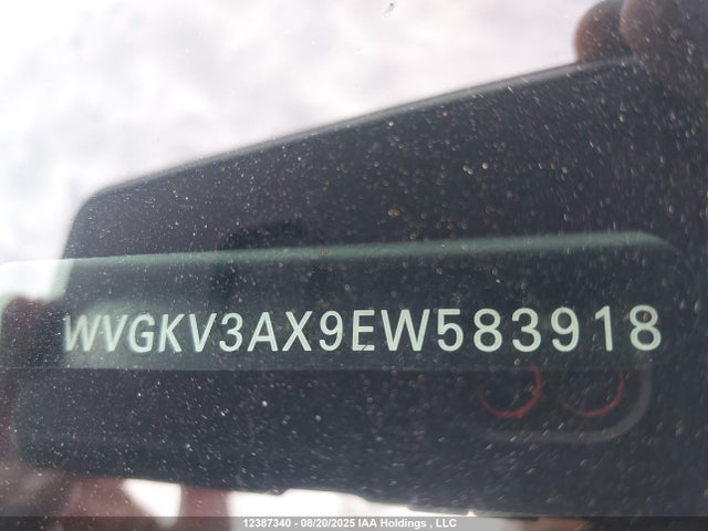 WVGKV3AX9EW583918 Volkswagen 2014