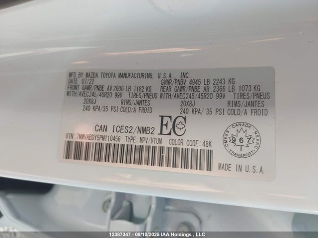 7MMVABDY5PN110456 Mazda py