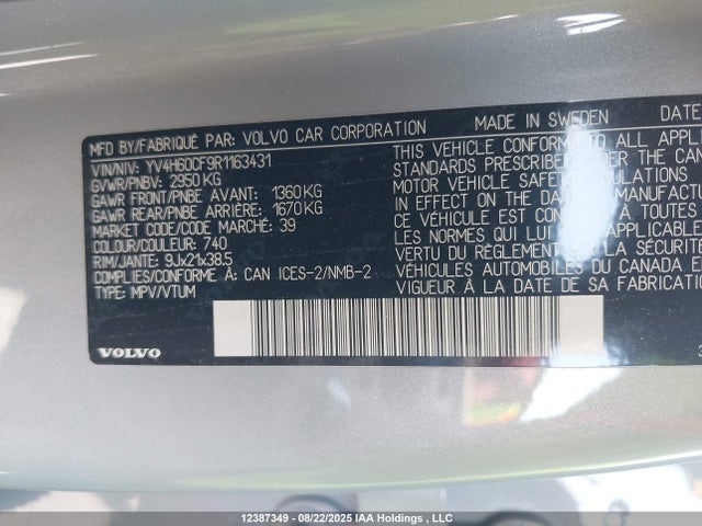 YV4H60CF9R1163431 Volvo b4204tsh (hp)