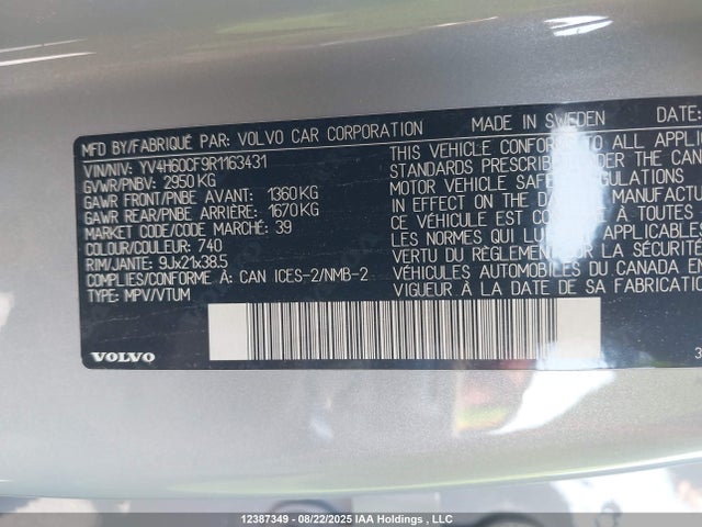 YV4H60CF9R1163431 Volvo b4204tsh (hp)
