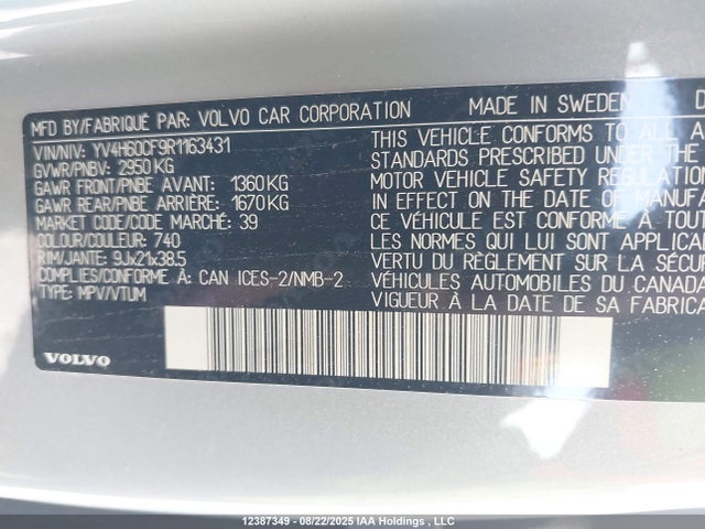 YV4H60CF9R1163431 Volvo b4204tsh (hp)
