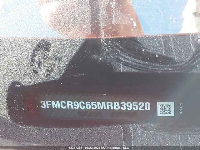 3FMCR9C65MRB39520 Ford dragon