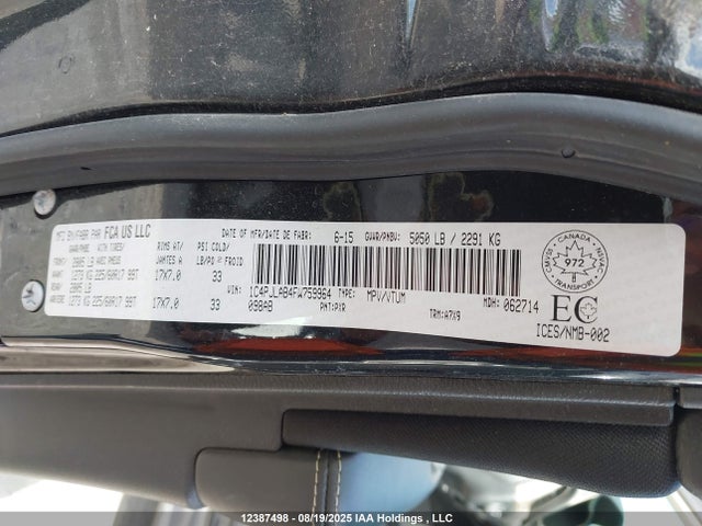1C4PJLAB4FW759964 Jeep Cherokee Sport
