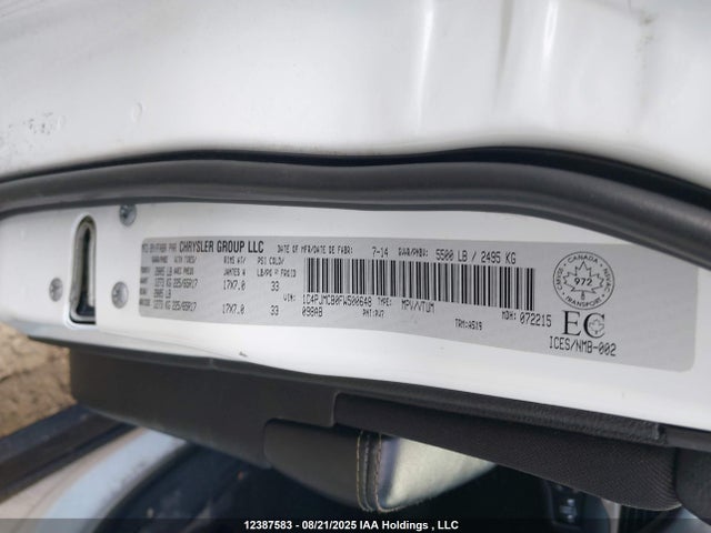 1C4PJMCB0FW500648 Jeep 2015
