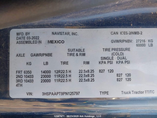 International x15, signature 2023 3HSPAAPT9PN125797 Image 18