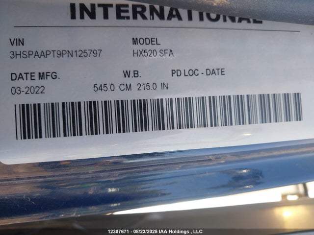 International x15, signature 2023 3HSPAAPT9PN125797 Image 19