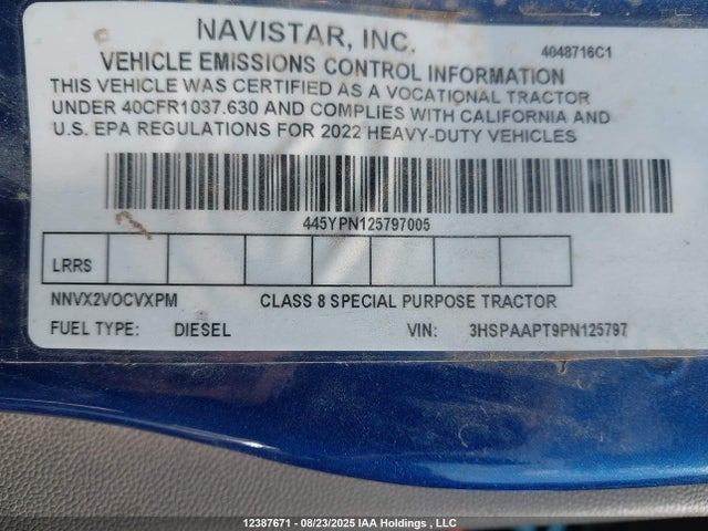 International x15, signature 2023 3HSPAAPT9PN125797 Image 9