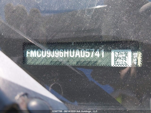 Ford Escape 2017 1FMCU9J96HUA05741 Image 9