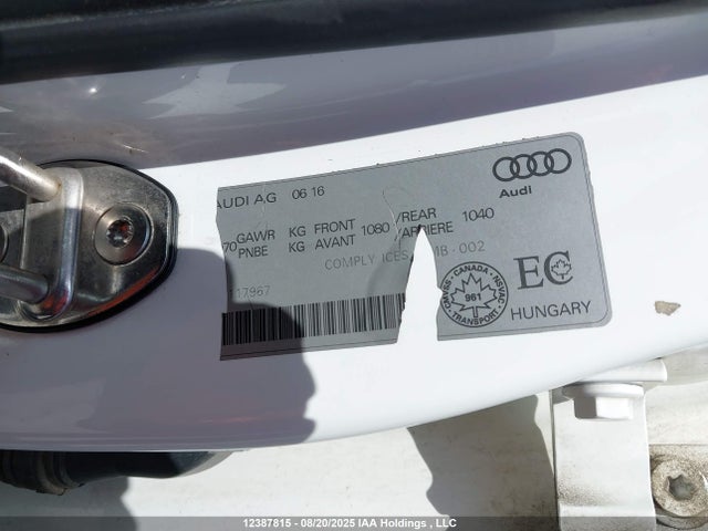WAUB8GFF5G1117967 Audi A3