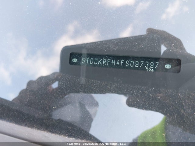 Toyota 2gr-fe 2015 5TDDKRFH4FS097397 Image 17