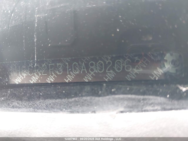 1HGCR2F31GA802062 Honda k24w1