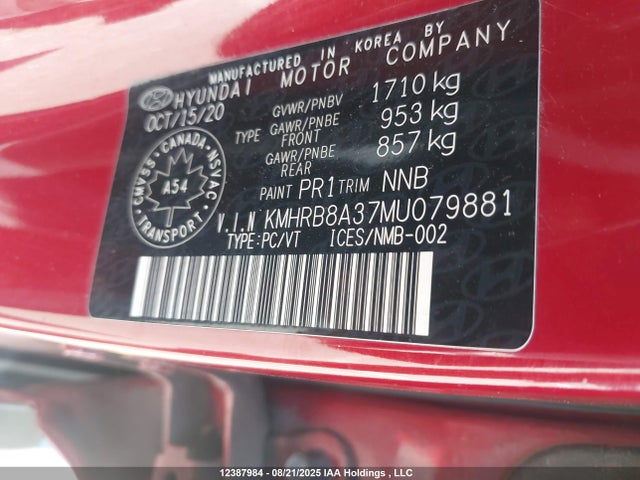 Hyundai gamma ii 2021 KMHRB8A37MU079881 Image 9