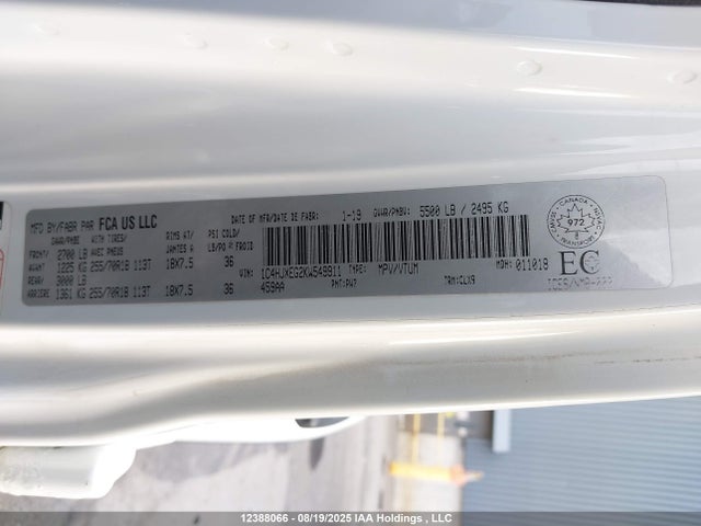 1C4HJXEG2KW549911 Jeep Wrangler