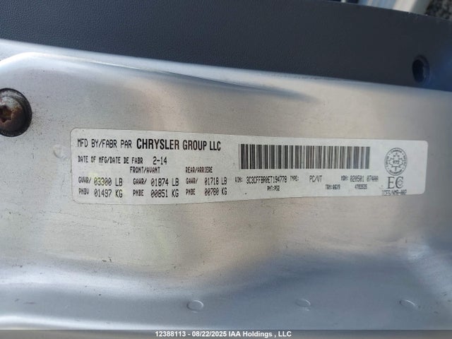 Продаж на аукціоні авто 2014 Fiat 500 Sport, vin: 3C3CFFBR0ET194778, номер лоту: 12388113