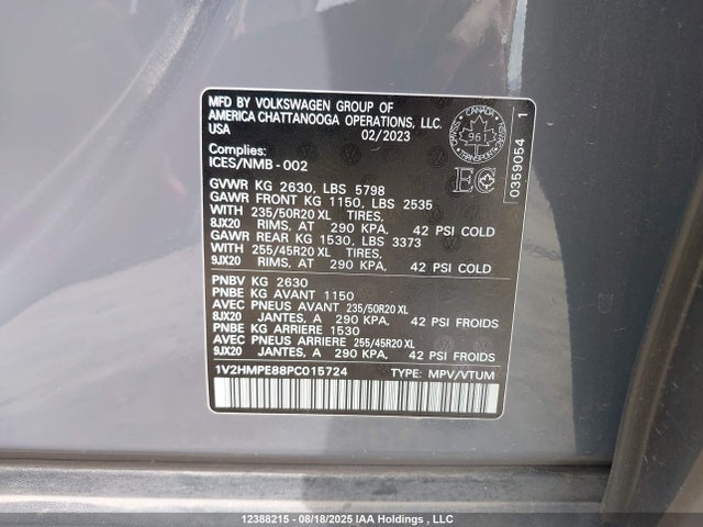 1V2HMPE88PC015724 Volkswagen ID.4