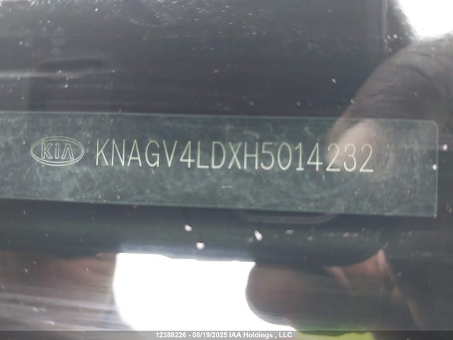 KNAGV4LDXH5014232 KIA Optima