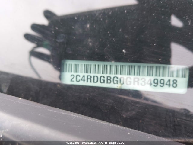 Dodge 2016 2016 2C4RDGBG0GR349948 Image 9