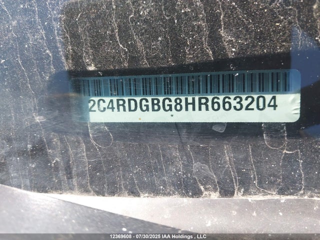 2C4RDGBG8HR663204 Dodge 2017
