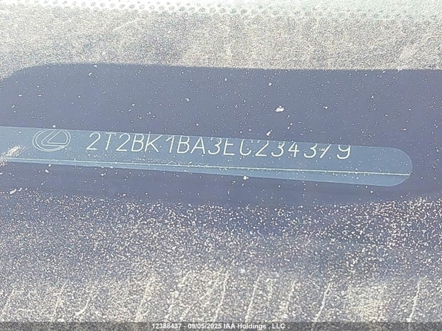 Lexus 2gr-fe 2014 2T2BK1BA3EC234379 Image 9
