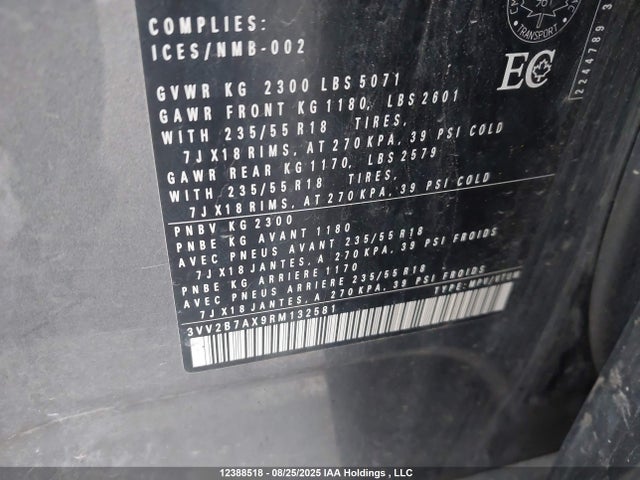 Volkswagen tsi 2024 3VV2B7AX9RM132581 Image 18