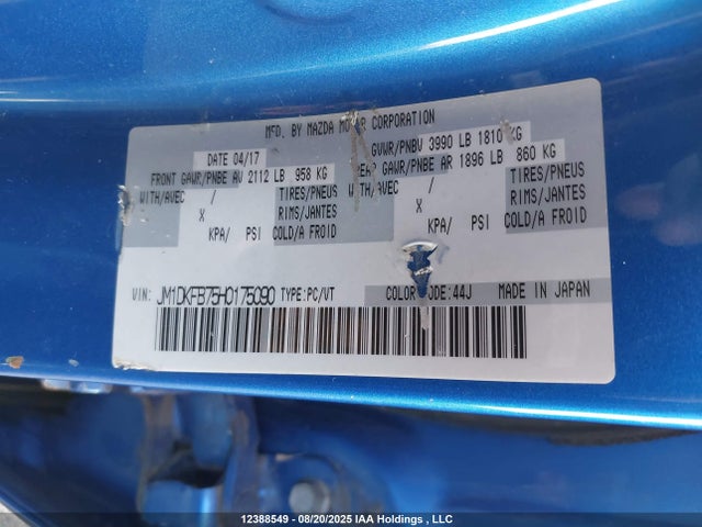 Mazda pe 2017 JM1DKFB75H0175090 Image 19