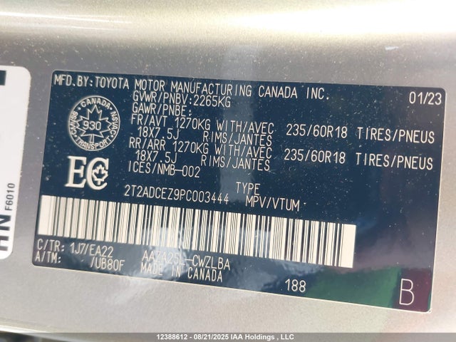 Lexus a25a-fks 2023 2T2ADCEZ9PC003444 Image 9