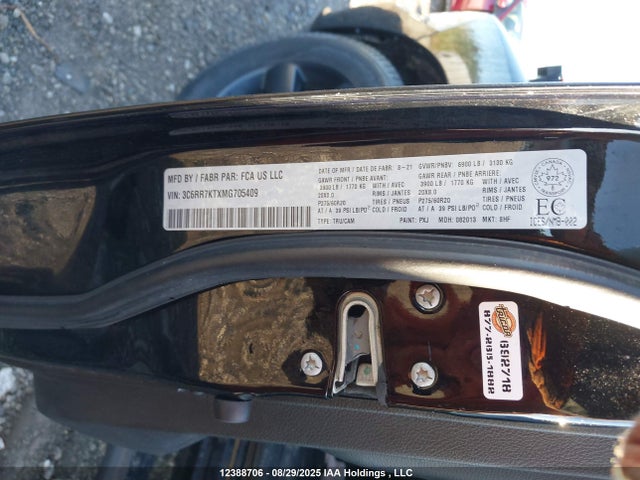 RAM 1500 2021 3C6RR7KTXMG705409 Image 9