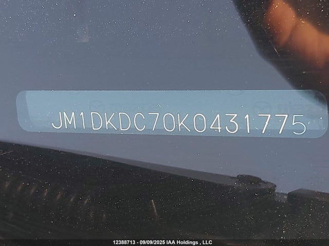 JM1DKDC70K0431775 Mazda pe