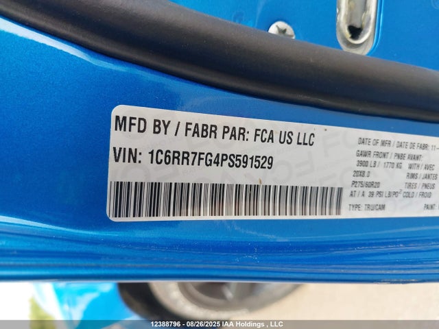 1C6RR7FG4PS591529 RAM 1500