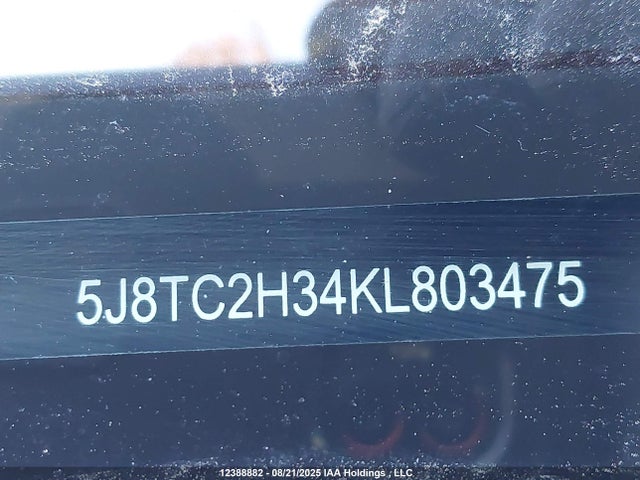 Acura k20c4 2019 5J8TC2H34KL803475 Image 20