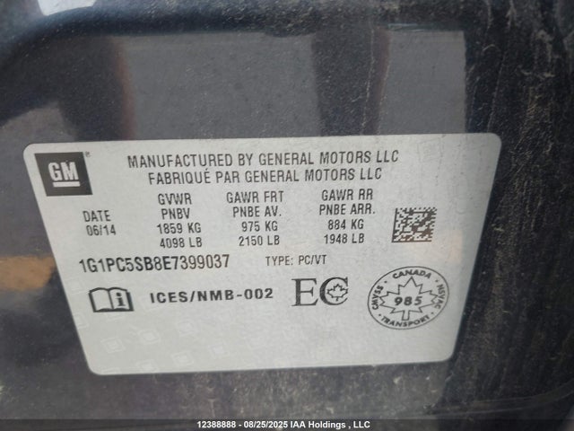 1G1PC5SB8E7399037 Chevrolet LUV
