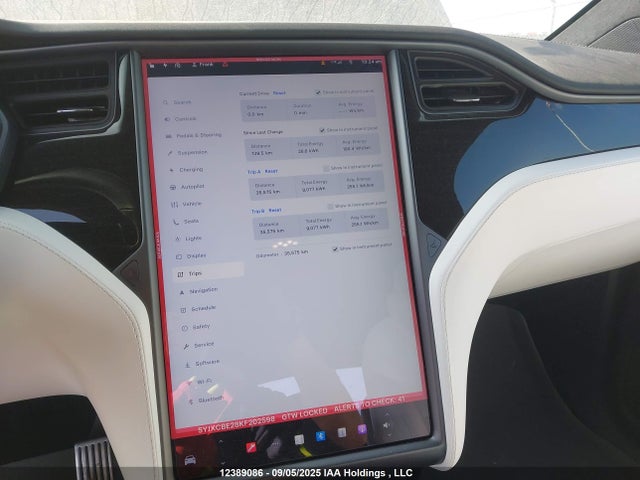 5YJXCBE28KF202598 Tesla MODEL X
