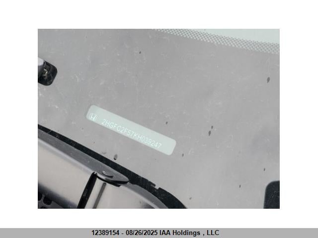 Honda k20c2 2019 2HGFC2F57KH039247 Image 14