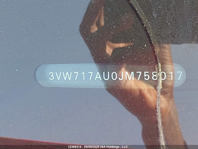 3VW717AU0JM758017 Volkswagen GOLF SPORTWAGEN