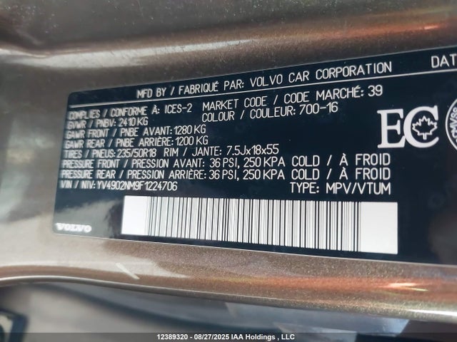 YV4902NM9F1224706 Volvo b6304t4