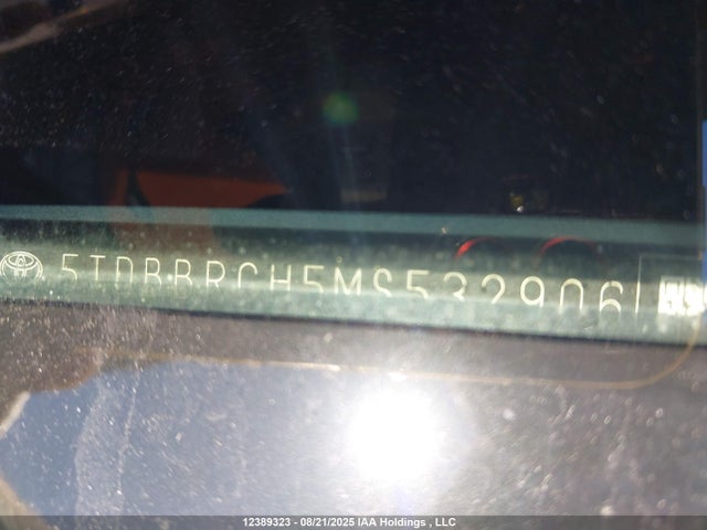 5TDBBRCH5MS532906 Toyota Highlander Hybrid Le