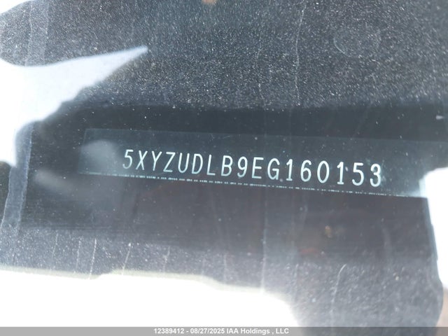 5XYZUDLB9EG160153 Hyundai gdi theta