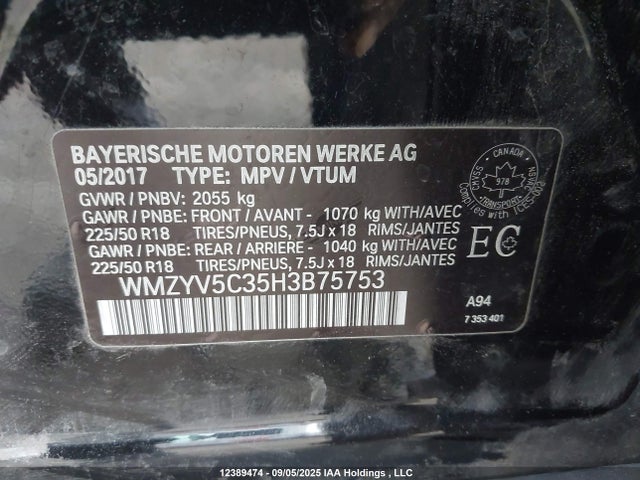 WMZYV5C35H3B75753 Mini 2017