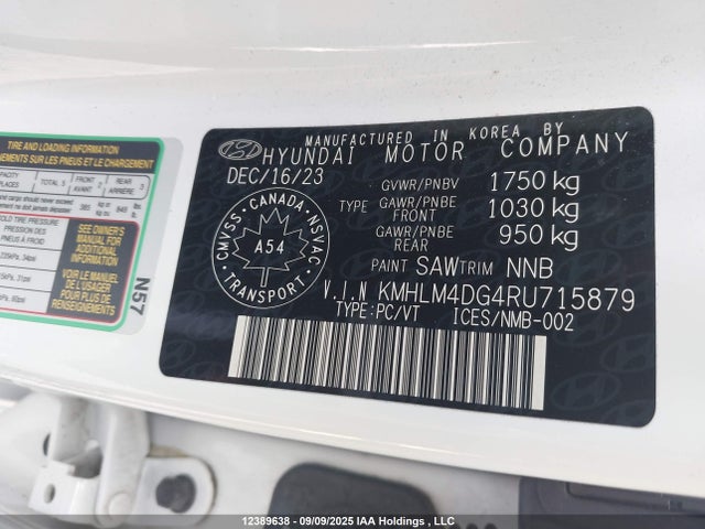 2024 Hyundai Elantra Preferred W/tech Package მანქანა იყიდება აუქციონზე, vin: KMHLM4DG4RU715879, აუქციონის ნომერი: 12389638