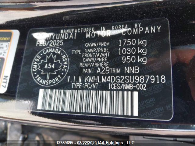 Hyundai mpi nu pe 2025 KMHLM4DG2SU987918 Image 10