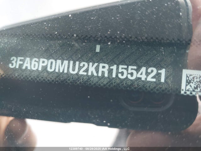 Продаж на аукціоні авто 2019 Ford Fusion Hybrid Hybrid, vin: 3FA6P0MU2KR155421, номер лоту: 12389740