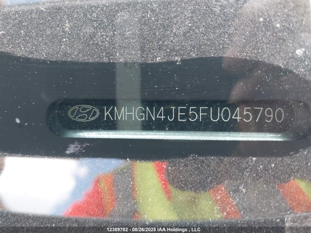 KMHGN4JE5FU045790 Hyundai gasoline 3.8 dohc mpi lambda