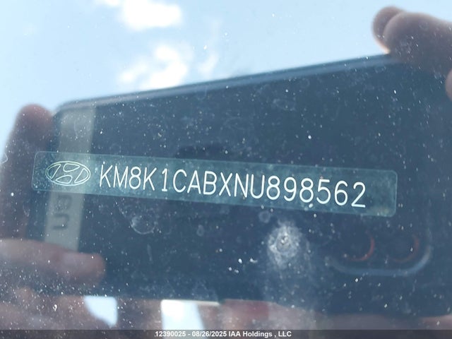 KM8K1CABXNU898562 Hyundai mpi nu pe