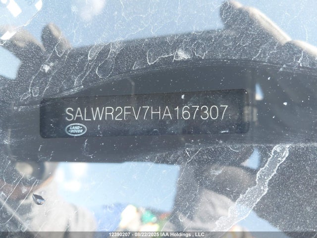 SALWR2FV7HA167307 Land Rover s/c lev3 sulev30