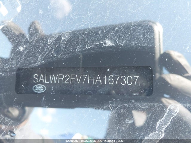 SALWR2FV7HA167307 Land Rover s/c lev3 sulev30
