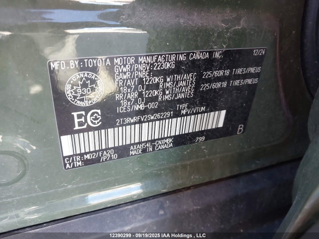 Toyota a25a-fxs 2025 2T3RWRFV2SW262291 Image 9