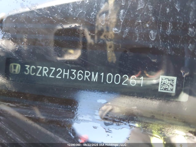 3CZRZ2H36RM100261 Honda k20z5